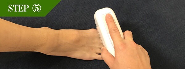 足の指脱毛Step5