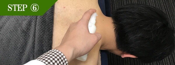 うなじ脱毛Step6